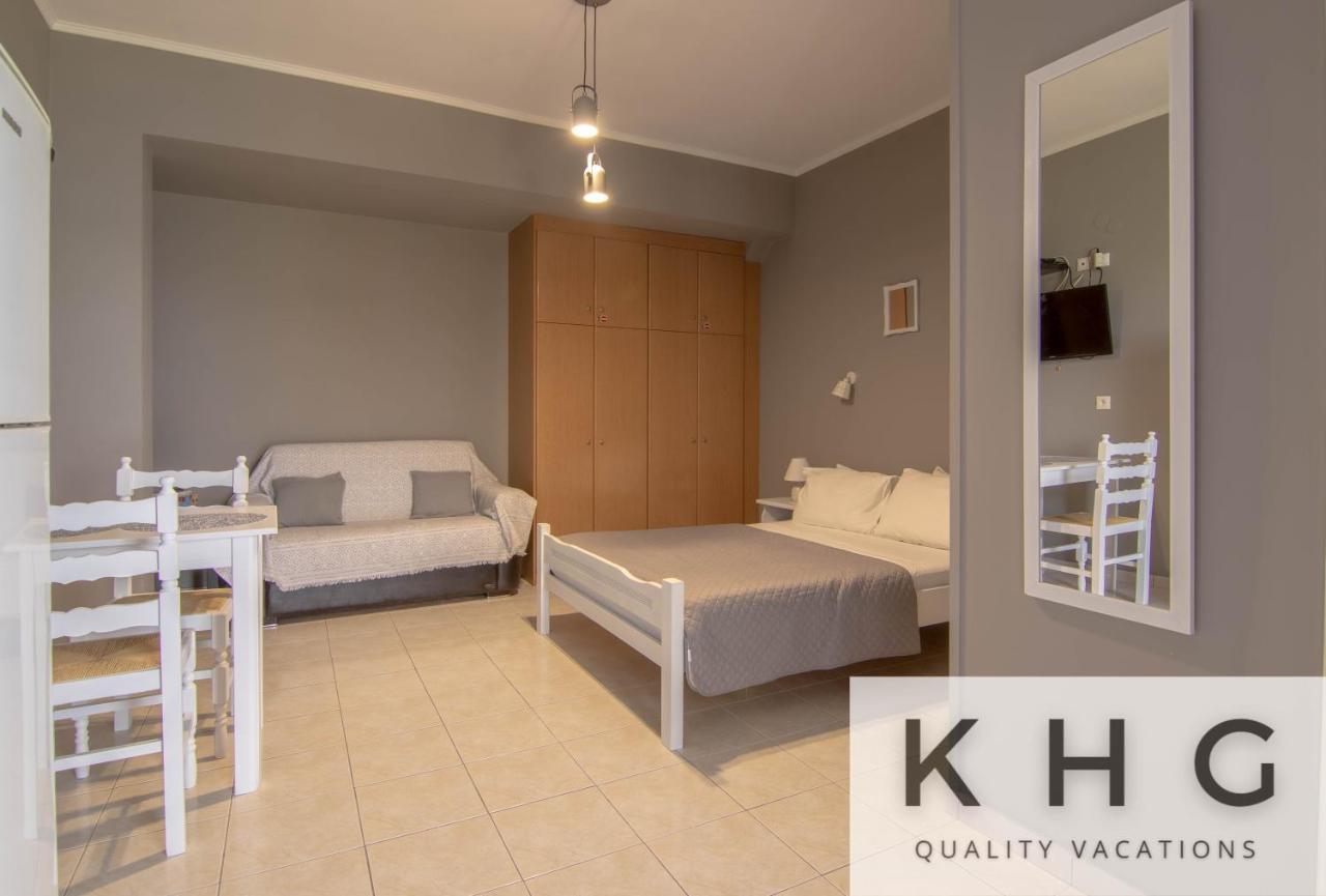 Sea View Retreat Studio In Agios Konstantinos! Dhavgata Bagian luar foto