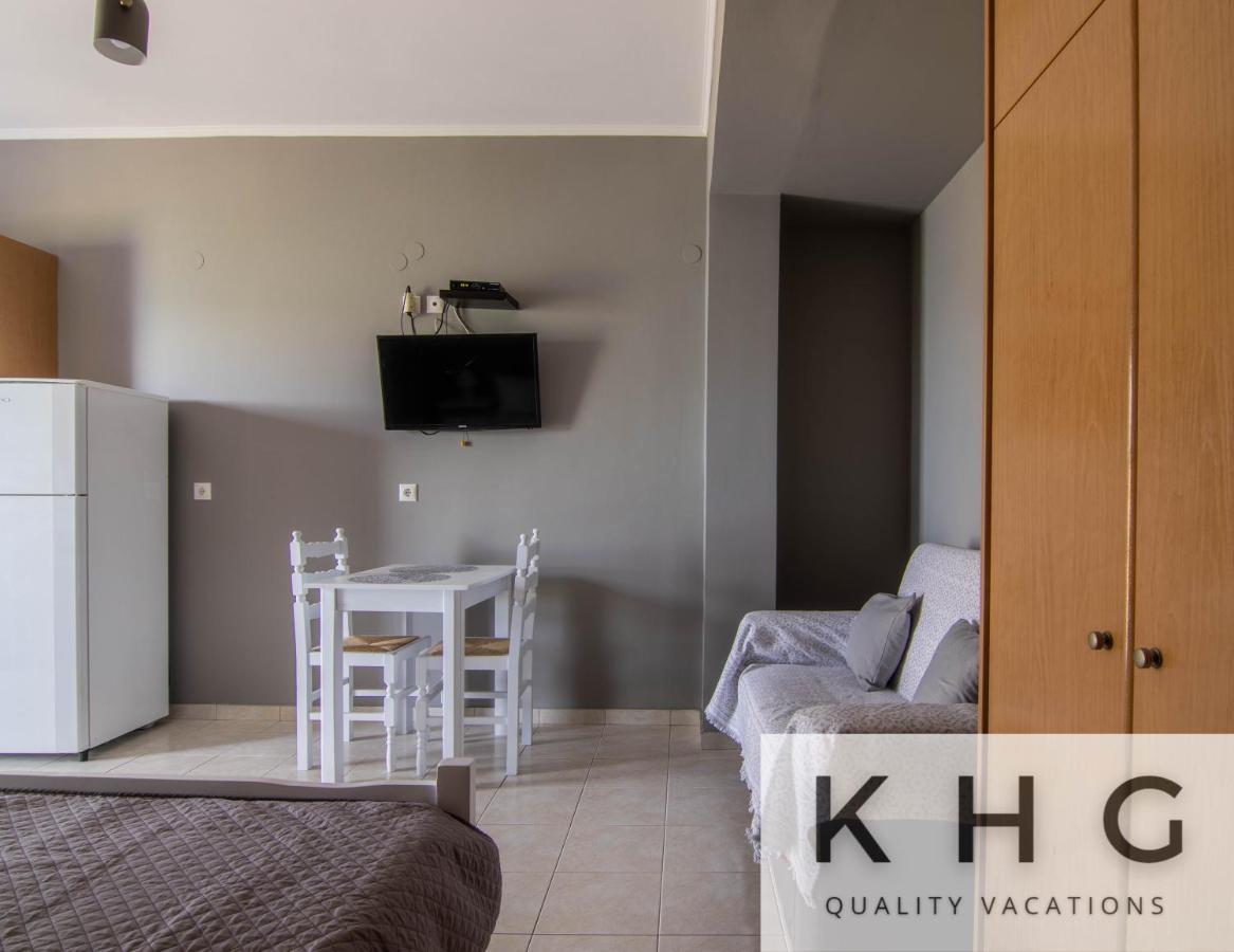 Sea View Retreat Studio In Agios Konstantinos! Dhavgata Bagian luar foto